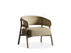 Poltrona con schienale in canna naturale e braccioli&nbsp;STADIUM CANE 599/PLCI - POTOCCO
