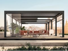 Pergola autoportante con copertura scorrevole&nbsp;BRERA P - PRATIC