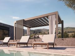 Pergola bioclimatica con lame fisse e mobili&nbsp;CARRERA S - PRATIC