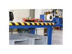 Protezione paracolpi in poliuretano&nbsp;Paraspigoli giallo/neri in PU con supporto magnetico - PROEXPANSO