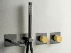 Miscelatore per vasca a 4 fori con doccetta&nbsp;HOOP 3070502 - QD ITALIA