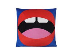 Cuscino quadrato in poliestere&nbsp;MOUTH - QEEBOO