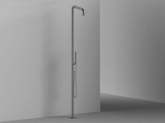 Colonna doccia da terra in acciaio&nbsp;SOURCE CD012.2 - QUADRO