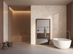 Termoarredo a specchio con cornice in legno&nbsp;MIRROR WOOD - RBM