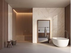 Termoarredo a specchio con cornice in legno&nbsp;MIRROR WOOD - RBM