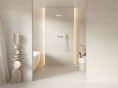 Pavimento/rivestimento in gres porcellanato effetto pietra&nbsp;TRAVERTINE LUCE - RECER