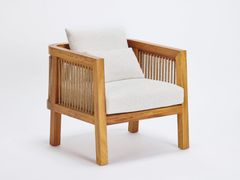 Poltrona da giardino in iroko&nbsp;AUGUSTE - REDA AMALOU DESIGN