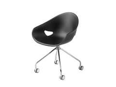 Sedia in polipropilene con ruote e braccioli&nbsp;COT - REDI F�BRICA DE M�VEIS MET�LICOS