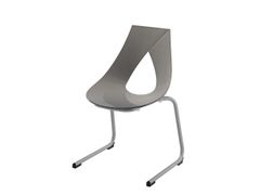 Sedia a sbalzo in polipropilene senza braccioli&nbsp;NASTRO 006 - REDI F�BRICA DE M�VEIS MET�LICOS