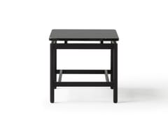 Tavolino quadrato in marmo Nero Marquina REM | Tavolino in marmo Nero Marquina - OMBRIA DESIGN