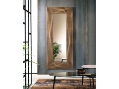 Specchio in acciaio inox con cornice da parete&nbsp;DIAMOND - RIFLESSI