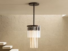 Lampada a sospensione in vetro borosilicato&nbsp;PLUMA S/ PLUMA PT - RIFLESSI