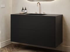 Mobile lavabo in Corian� con cassetti&nbsp;GAIA CORIAN� EDGE - RILUXA HQ