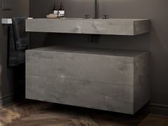 Mobile bagno sospeso in Corian� con cassetti&nbsp;GAIA CORIAN� - RILUXA HQ