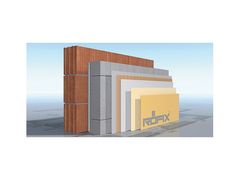 Pannello isolante per facciate grigio, con tagli anti-tensioni&nbsp;R�FIX EPS-F 031 RELAX - R�FIX
