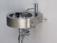 LAVAMANI IN ACCIAIO INOX CON PORTA ASCIUGAMANI&nbsp;WING - RAPSEL INTERNATIONAL