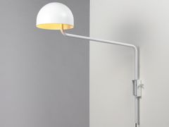 Lampada da parete a LED orientabile in alluminio verniciato a polvere&nbsp;OFFICER WALL/DESK LONG - RE-VOLT