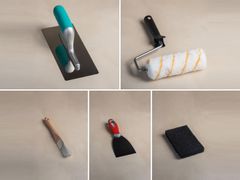 Kit di utensili per intonaco a calce fine&nbsp;Tools Kit for Fine Lime Plaster - RESSOURCE