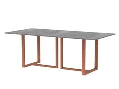 TAVOLO DA GIARDINO RETTANGOLARE IN LEGNO&nbsp;LEVANTE WOOD - REVER