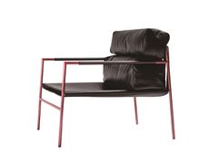 Poltroncina in pelle con braccioli&nbsp;JK EASY CHAIR - RITZWELL & CO.