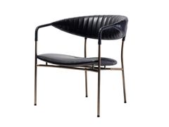 Poltroncina in pelle con braccioli&nbsp;VESPER - RITZWELL & CO.