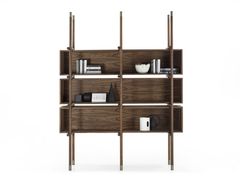 Libreria in noce&nbsp;AQUA - RIVA INDUSTRIA MOBILI