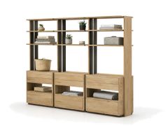 Cabina armadio componibile in listellare e legno massello&nbsp;AVANT OPEN DOUBLE-SIDED - RIVA INDUSTRIA MOBILI