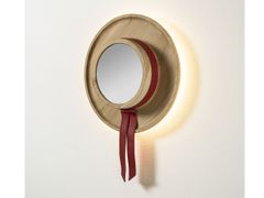 Specchio rotondo in legno massello con illuminazione&nbsp;CANNAREGIO - RIVA INDUSTRIA MOBILI