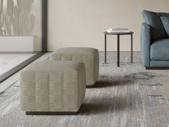 Pouf in pelle e/o tessuto&nbsp;ALYSE - RIVOLTA HOME & FASHION