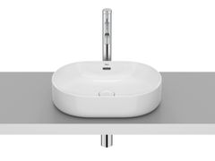 Lavabo ovale da appoggio in porcellana&nbsp;MERIDIAN 327748..0 - ROCA SANITARIO