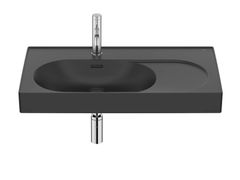 Lavabo ovale sospeso in porcellana con piano&nbsp;MERIDIAN A32774 - ROCA SANITARIO