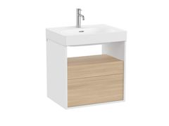 Mobile lavabo singolo in legno con cassetti&nbsp;MERIDIAN A858106 - ROCA SANITARIO