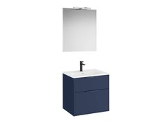 Mobile lavabo sospeso in legno con specchio&nbsp;UNIK A85245 / A85246 - ROCA SANITARIO
