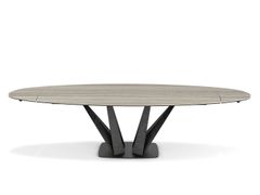 Tavolo da pranzo allungabile in ceramica&nbsp;ALLIAGE - ROCHE BOBOIS