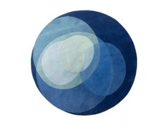 Tappeto fatto a mano rotondo in lana&nbsp;AURAVIBE - ROCHE BOBOIS