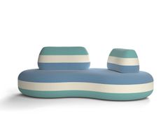 Divano da giardino curvo in tessuto a 4 posti&nbsp;BOMBOM OUTDOOR - ROCHE BOBOIS