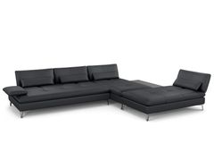 Divano modulare in pelle&nbsp;SC�NARIO 2 - ROCHE BOBOIS