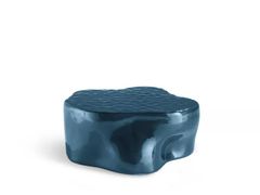 Tavolino da caff� basso in alluminio a forma libera&nbsp;SILVER TREE BOSSA - ROCHE BOBOIS