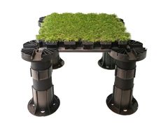 Pavimento sopraelevato per esterni&nbsp;ELEVATE GREEN - ROOFINGREEN