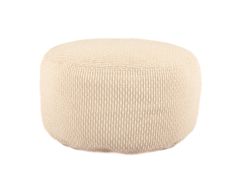 Pouf da giardino rotondo in tessuto&nbsp;DOLLY - OOSTRO CARPETS