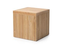 Tavolino da giardino quadrato in teak&nbsp;DOTTY - OOSTRO CARPETS