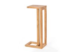 Tavolino da giardino di servizio in teak&nbsp;DOTTY - OOSTRO CARPETS