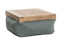 Tavolino da giardino quadrato in teak&nbsp;DOTTY - OOSTRO CARPETS