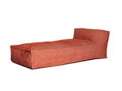 Lettino da giardino imbottito in tessuto&nbsp;SILKY - OOSTRO CARPETS