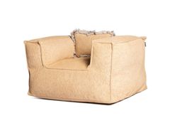 Poltrona da giardino in tessuto con braccioli&nbsp;SILKY - OOSTRO CARPETS