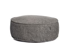 Pouf da giardino rotondo in tessuto&nbsp;SILKY - OOSTRO CARPETS