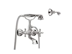 Rubinetto per vasca a 3 fori a muro con doccetta&nbsp;LOTUS - 0501 - RUBINETTERIA GIULINI GIOVANNI