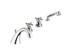 Set vasca a 4 fori con doccetta&nbsp;LOTUS - 0565 - RUBINETTERIA GIULINI GIOVANNI