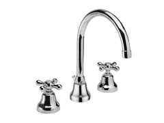 Rubinetto per lavabo a 3 fori da piano con bocca orientabile&nbsp;LOTUS - A506 - RUBINETTERIA GIULINI GIOVANNI