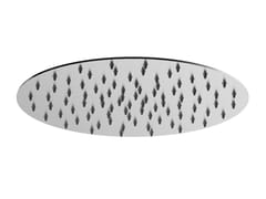 Soffione doccia rotondo in acciaio inox&nbsp;OPEN - 1712-25AS - RUBINETTERIA GIULINI GIOVANNI
